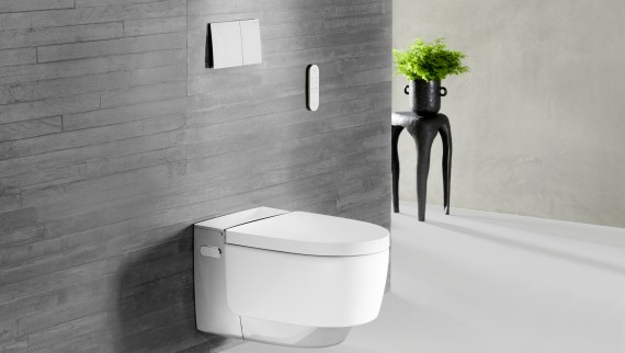 Kroomitud Geberit AquaClean Mera Comfort Sigma70 puldiga