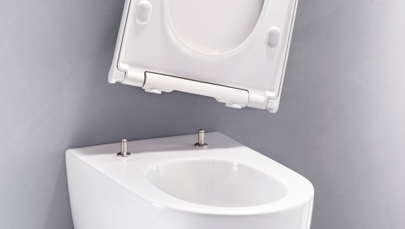 Geberit ONE WC-pott eemaldatava kaane ja prill-lauaga