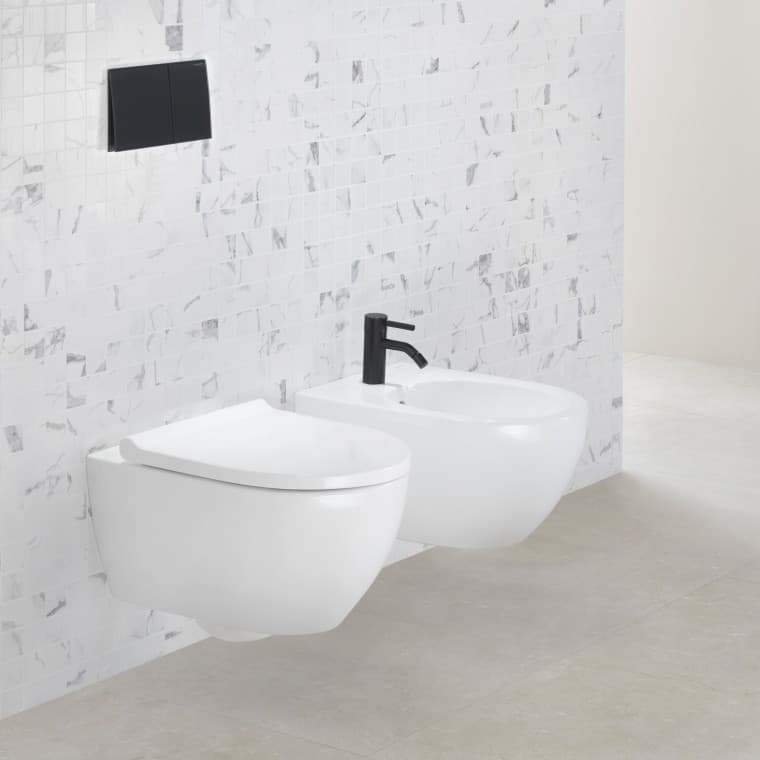 Geberit Acanto WC-pott ja bidee Geberit Acanto WC-pott ja bidee