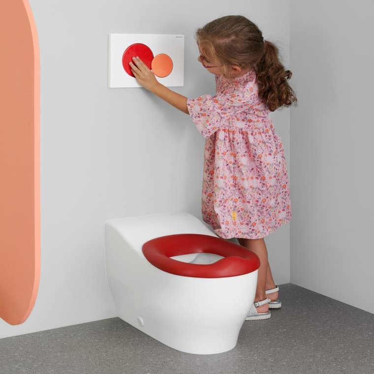 Geberit Bambini põrandapealne WC-pott väikestele, kuni 3-aastastele lastele Geberit Bambini põrandapealne WC-pott väikestele, kuni 3-aastastele lastele