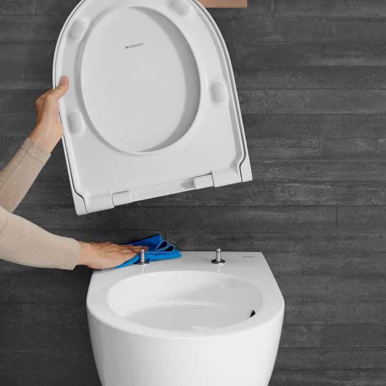 QuickRelease süsteemiga Geberit Acanto WC-pott QuickRelease süsteemiga Geberit Acanto WC-pott