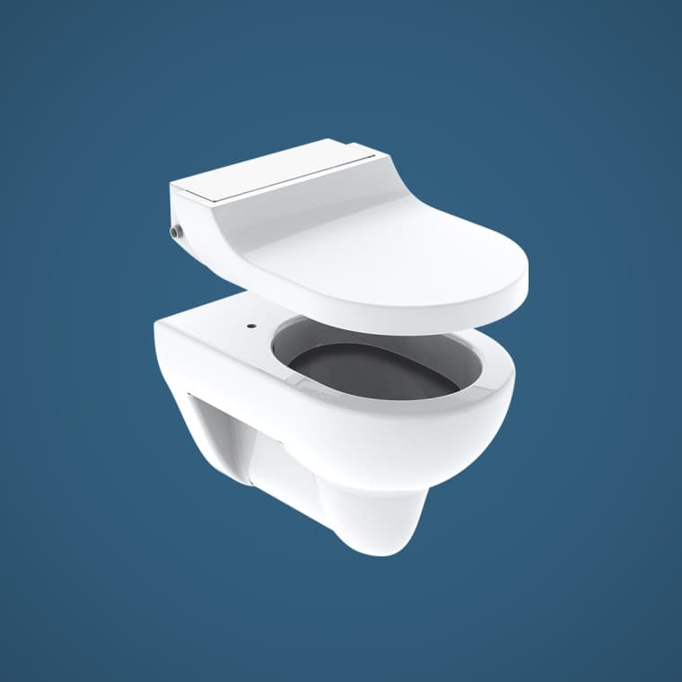 Geberit AquaClean Tuma dušš-WC WC-pealisega Geberit AquaClean Tuma dušš-WC WC-pealisega
