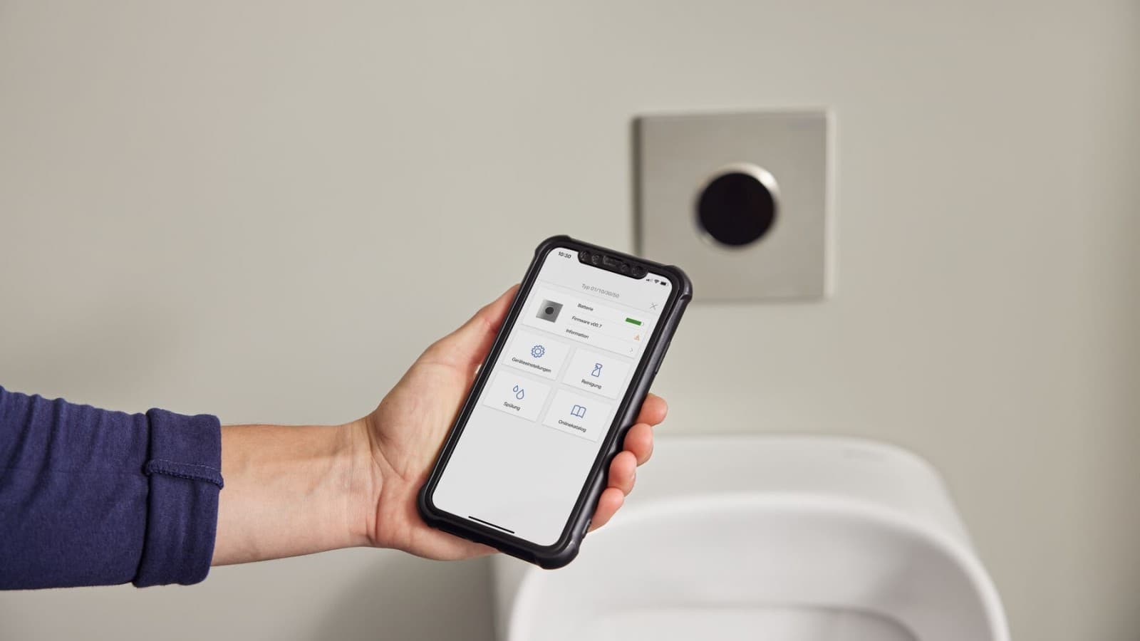 Geberit Control rakendus Geberit Control rakendus