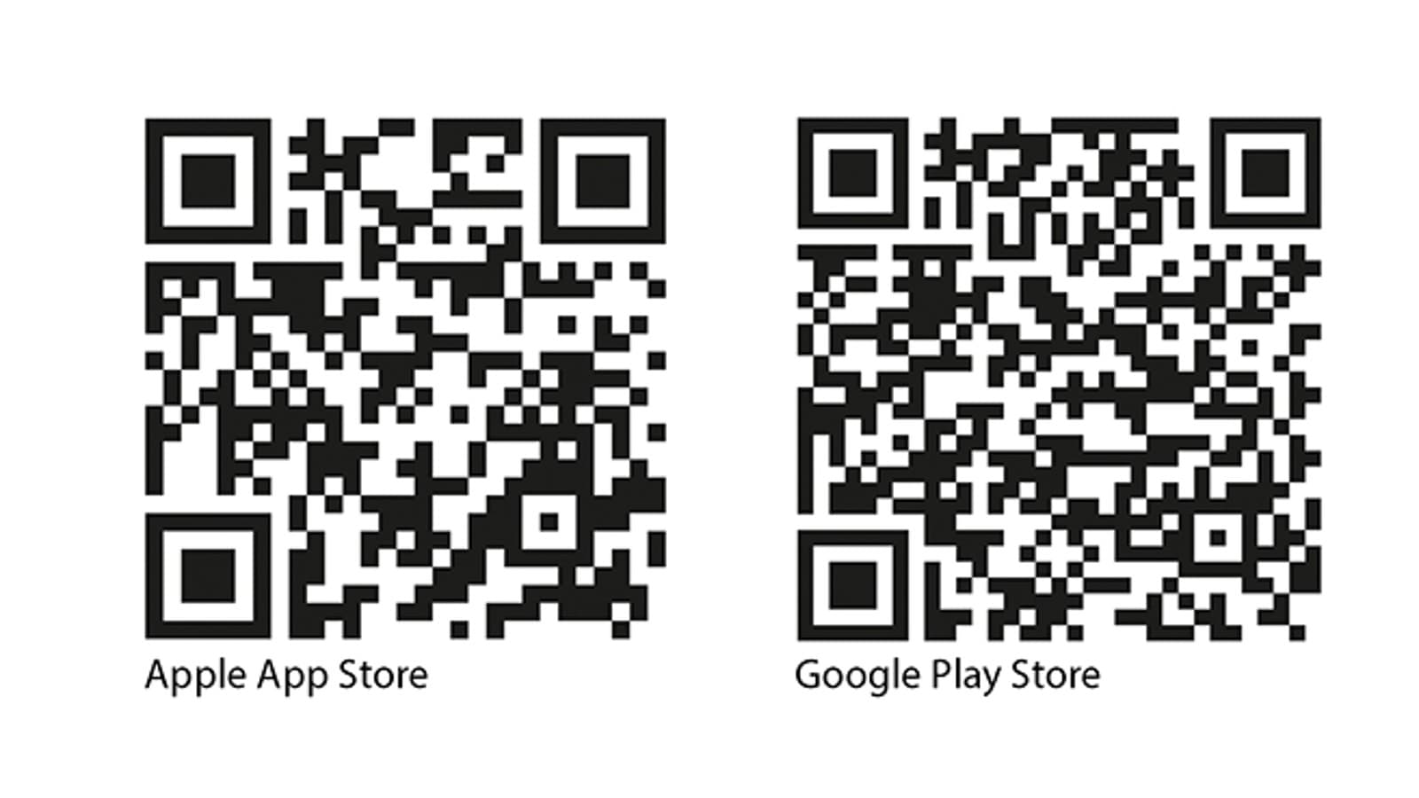 QR-kood iOS-i rakenduse Geberit Home ja Androidi rakenduse Geberit Home jaoks QR-kood iOS-i rakenduse Geberit Home ja Androidi rakenduse Geberit Home jaoks